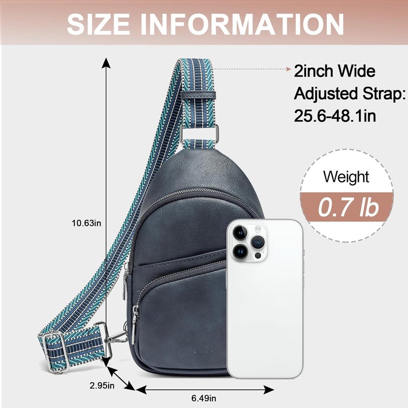 CLUCI Small Sling Bag for Women, Vegan Leather Fanny Pack Crossbody Bags for Women, Unique Birthday Gifts - Image 4
